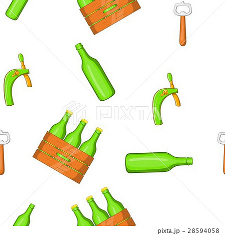 Folk festival of beer pattern, cartoon style 28594058
