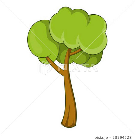 Small tree icon, cartoon style 28594528