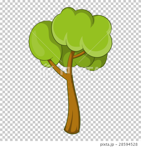 Small tree icon, cartoon style 28594528