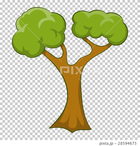 Branchy tree icon, cartoon style 28594673