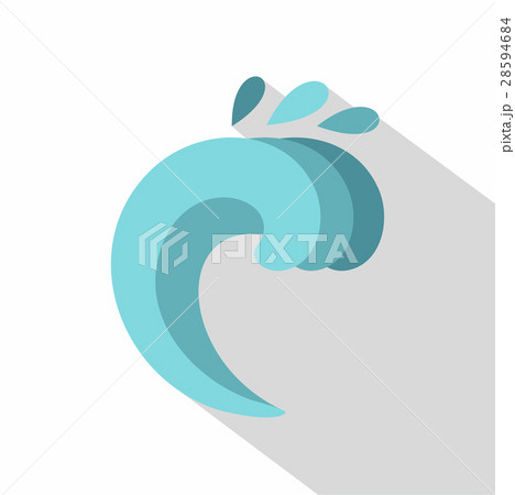 Twist wave icon, cartoon style Twist wave icon, cartoon style 28594684