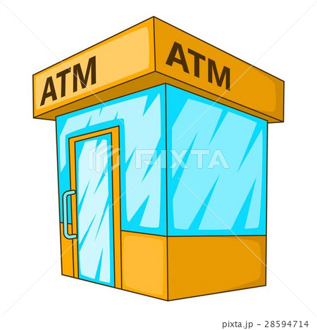 ATM icon, cartoon style ATM icon, cartoon style 28594714