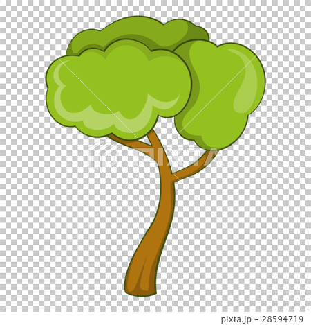 Deciduous tree icon, cartoon style Deciduous tree icon, cartoon style 28594719