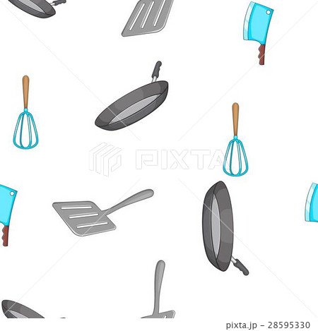 Kitchen pattern, cartoon style Kitchen pattern, cartoon style 28595330