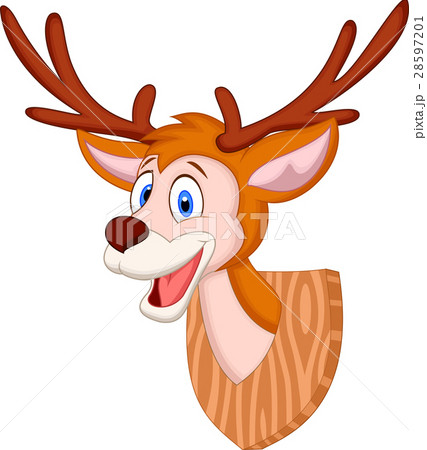 Deer head cartoon Deer head cartoon 28597201