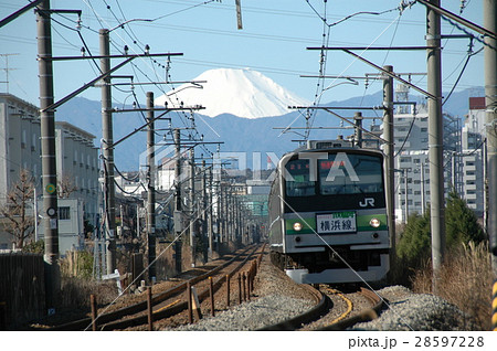 横浜線と富士山 横浜線と富士山 28597228