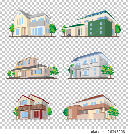 House Illustration Solid Figure Stock Illustration