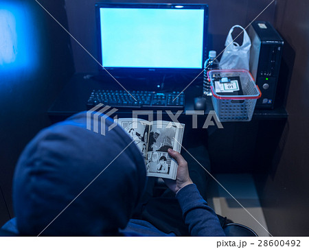 ネットカフェイメージ(オリジナルの漫画本) ネットカフェイメージ(オリジナルの漫画本) 28600492