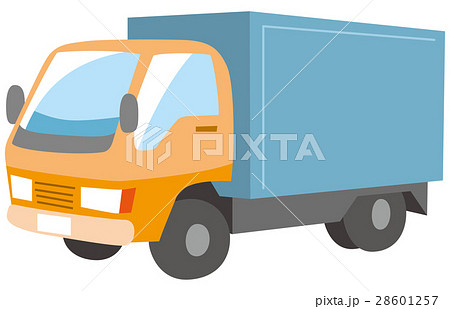 貨物トラックのイメージイラストのイラスト素材 28601257 Pixta