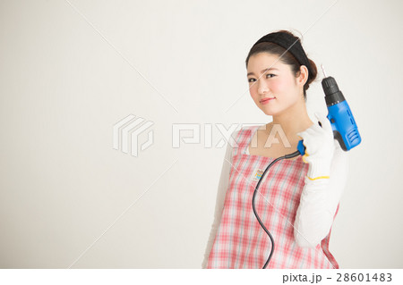 DIY・女性白バック DIY・女性白バック 28601483