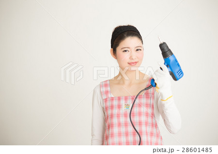 DIY・女性白バック DIY・女性白バック 28601485