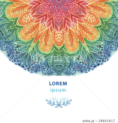 Mandala watercolor 28601817