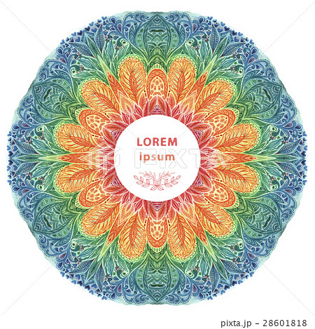 Mandala watercolor 28601818