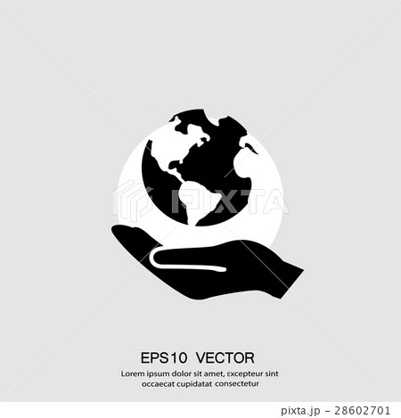Pictograph of globe 28602701
