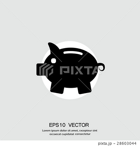 Pictograph of moneybox 28603044