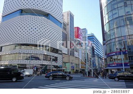 東京都中央区銀座4丁目交差点 28603897