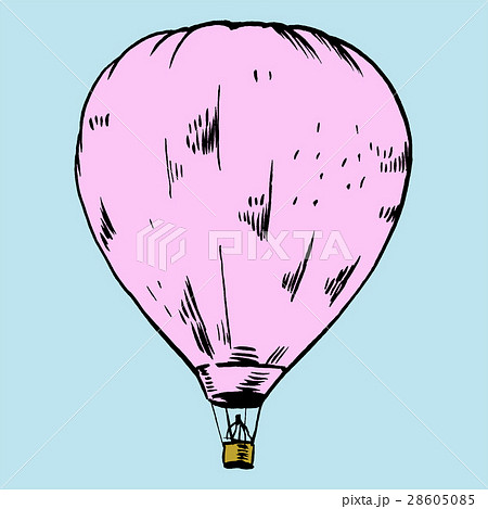 vector illustration of hot air baloon 28605085