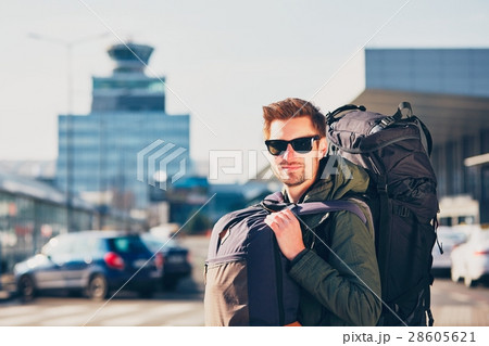 Traveler at the airport 28605621