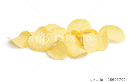 Potato Chip Isolated 28605702