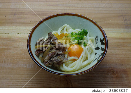 釜揚げ卵肉うどん 28608337