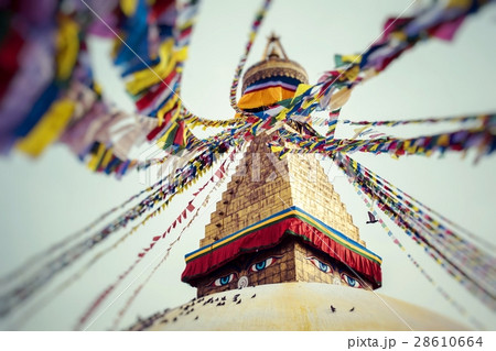 Boudhanath is a buddhist stupa in Kathmandu, Nepal Boudhanath is a buddhist stupa in Kathmandu, Nepal 28610664