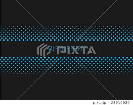Halftone effect title strip with blue text on dark Halftone effect title strip with blue text on dark 28610680