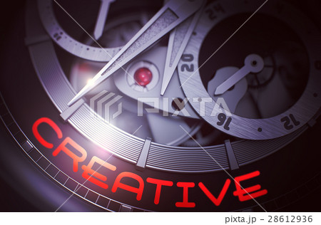 Creative on Automatic Wristwatch Mechanism. 3D. 28612936