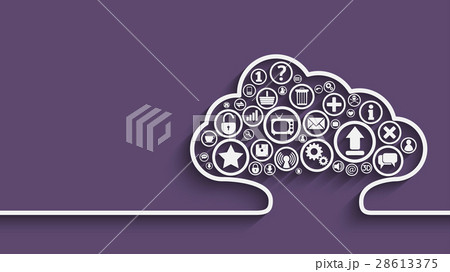 cloud Apps concept 28613375