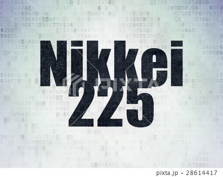 Stock market indexes concept: Nikkei 225 on 28614417