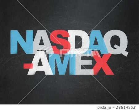 Stock market indexes concept: NASDAQ-AMEX on Stock market indexes concept: NASDAQ-AMEX on 28614552