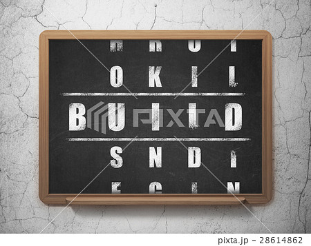Building construction concept: Build in Crossword 28614862