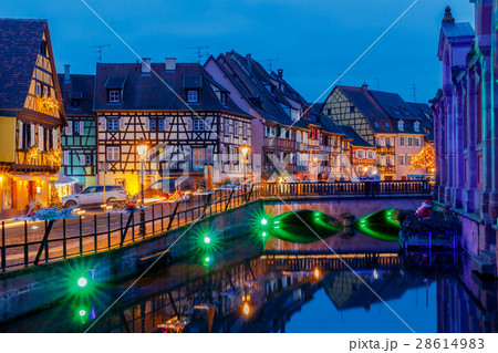 Colmar. City Canal on the sunset. 28614983