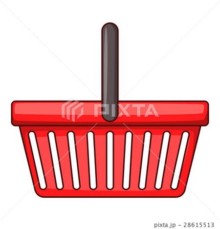 Shopping basket icon, cartoon style Shopping basket icon, cartoon style 28615513