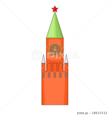 Kremlin icon, cartoon style Kremlin icon, cartoon style 28615532