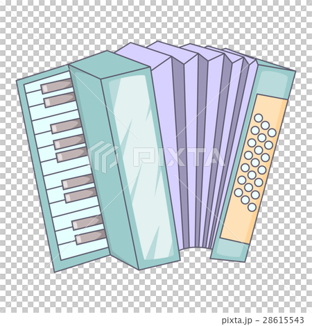 Accordion Icon Cartoon Styleのイラスト素材