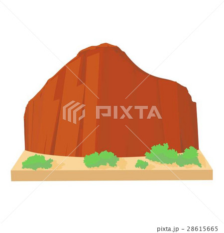 Brazil mountain icon, cartoon style Brazil mountain icon, cartoon style 28615665