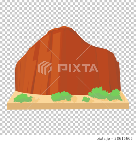 Brazil mountain icon, cartoon style Brazil mountain icon, cartoon style 28615665
