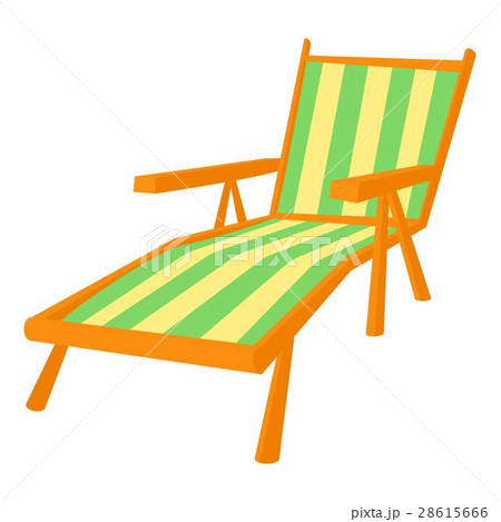 Recliner icon, cartoon style 28615666