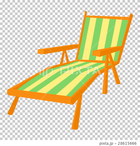 Recliner icon, cartoon style 28615666