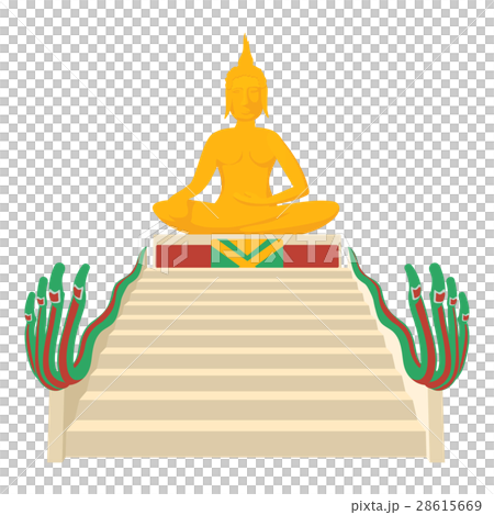 Budda icon, cartoon style Budda icon, cartoon style 28615669