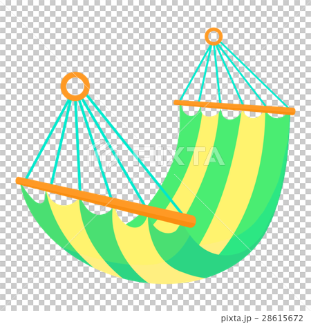 Hammock icon, cartoon style Hammock icon, cartoon style 28615672