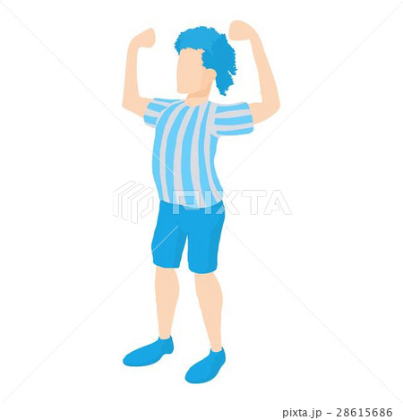 Football player icon, cartoon style Football player icon, cartoon style 28615686
