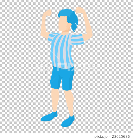 Football player icon, cartoon style Football player icon, cartoon style 28615686