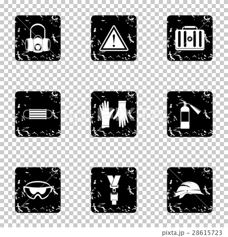 Repair tools icons set, grunge style Repair tools icons set, grunge style 28615723