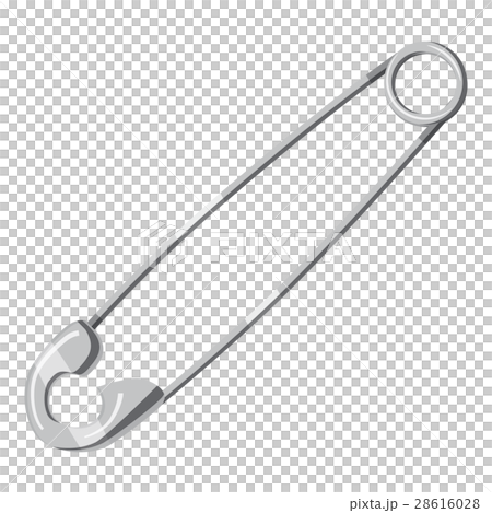 Pin icon, cartoon style 28616028