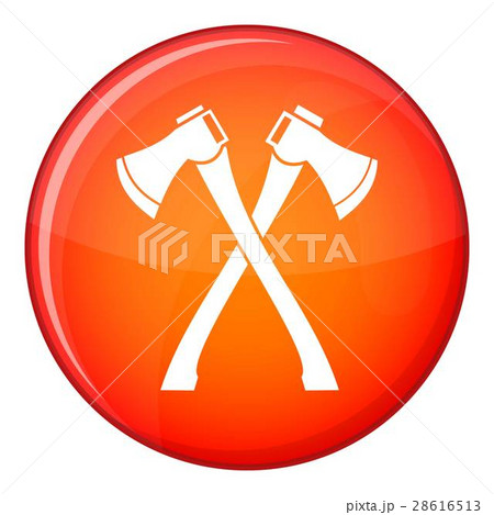 Chainsaw icon, flat style 28616513