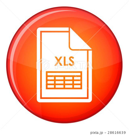 File XLS icon, flat style 28616639