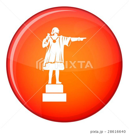 Columbus monument icon, flat style Columbus monument icon, flat style 28616640