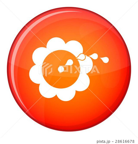 Watering flower icon, flat style Watering flower icon, flat style 28616678