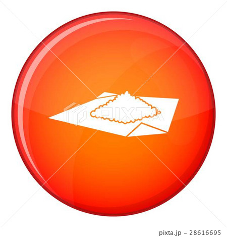 Powder marijuana icon, flat style Powder marijuana icon, flat style 28616695